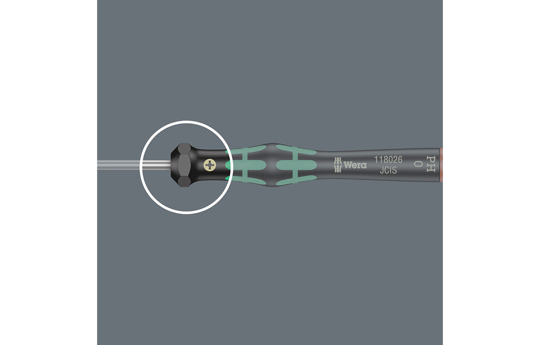 WE-118152	2035/6 B Kraftform Micro Набор отвёрток прецизионных + подставка, 6 пр., PH 0x60/1x80, SL 0.40x2.5x80/0.50x3.0x80/0.60x3.5x80/0.80x4.0x80 4