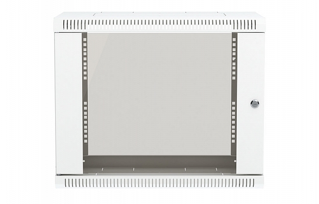 Шкаф телекоммуникационный настенный разборный 19”,18U(600x450), ШТ-НСр-18U-600-450-С дверь стекло ССД внешний вид 2