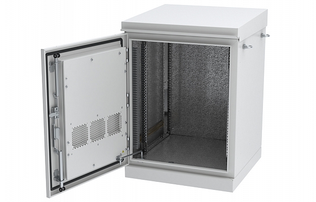 Шкаф климатический телекоммуникационный напольный 19",18U(600x1000) ШКТ-НП-18U-600-1000 ССД внешний вид 9