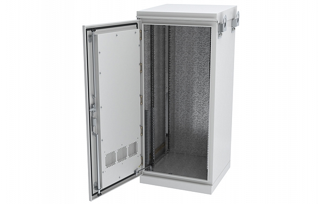 Шкаф климатический телекоммуникационный напольный 19",22U(600x600) ШКТ-НП-22U-600-600 внешний вид 9