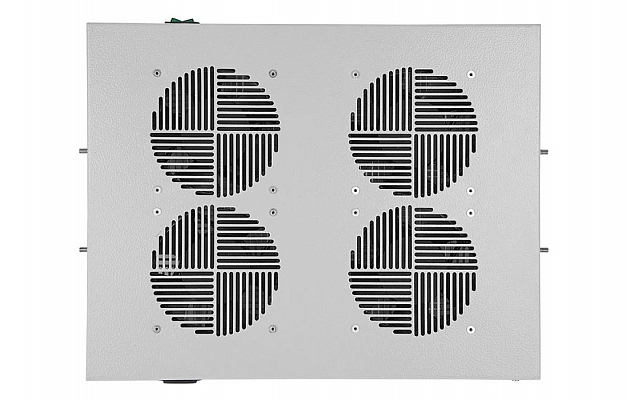 Вентиляторный модуль , 4 вентилятора с термодатчиком 35С ВМ-4-19"-Ш со шнуром ССД внешний вид 3