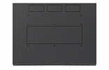 Шкаф телекоммуникационный настенный разборный черный 19”,9U(600x450), ШТ-НСр-9U-600-450-П-Ч дверь перфорированная ССД внешний вид 6