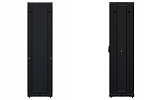 Шкаф телекоммуникационный напольный 19", 47U (800x1000), ШТ-НП-М-47U-800-1000-C-Ч, передняя дверь стекло, черный ССД внешний вид 5