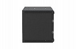 Шкаф телекоммуникационный настенный разборный черный 19”,6U(600x350), ШТ-НСр-6U-600-350-П-Ч дверь перфорированная ССД внешний вид 7