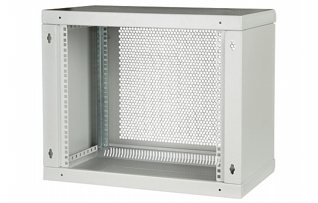 Шкаф телекоммуникационный настенный разборный 19”,15U(600x650), ШТ-НСр-15U-600-650-П дверь перфорированная ССД внешний вид 3