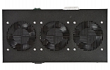 Вентиляторный модуль , 3 вентилятора с термореле  ВМ-3-19"-Т-Ч черный ССД внешний вид 3