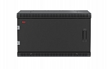Шкаф телекоммуникационный настенный разборный черный 19”,6U(600x350), ШТ-НСр-6U-600-350-М-Ч дверь металл ССД внешний вид 4