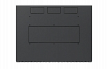 Шкаф телекоммуникационный настенный разборный черный 19”,15U(600x550), ШТ-НСр-15U-600-550-П-Ч дверь перфорированная ССД внешний вид 6