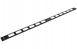 Органайзер кабельный вертикальный 42U, 90мм ОКВ-42-90-Ч черный ССД внешний вид 1
