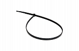 07-0451-5 Хомут-стяжка кабельная нейлоновая REXANT 450 x4,8 мм, черная, упаковка 100 шт. внешний вид 1