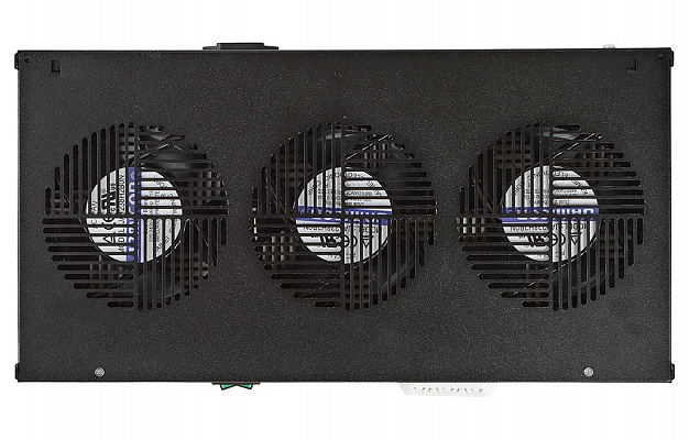 Вентиляторный модуль , 3 вентилятора с термореле  ВМ-3-19"-Т-Ч черный ССД внешний вид 4