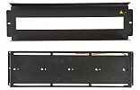 DIN рейка  в корпусе 19" 3U-Ч чёрная ССД внешний вид 7