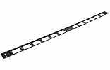 Органайзер кабельный вертикальный 42U, 90мм ОКВ-42-90-Ч черный ССД внешний вид 2