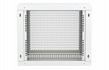 Шкаф телекоммуникационный настенный разборный 19”,9U(600x350), ШТ-НСр-9U-600-350-П дверь перфорированная ССД внешний вид 5