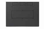 Шкаф телекоммуникационный настенный разборный черный 19”,18U(600x450), ШТ-НСр-18U-600-450-П-Ч дверь перфорированная ССД внешний вид 6