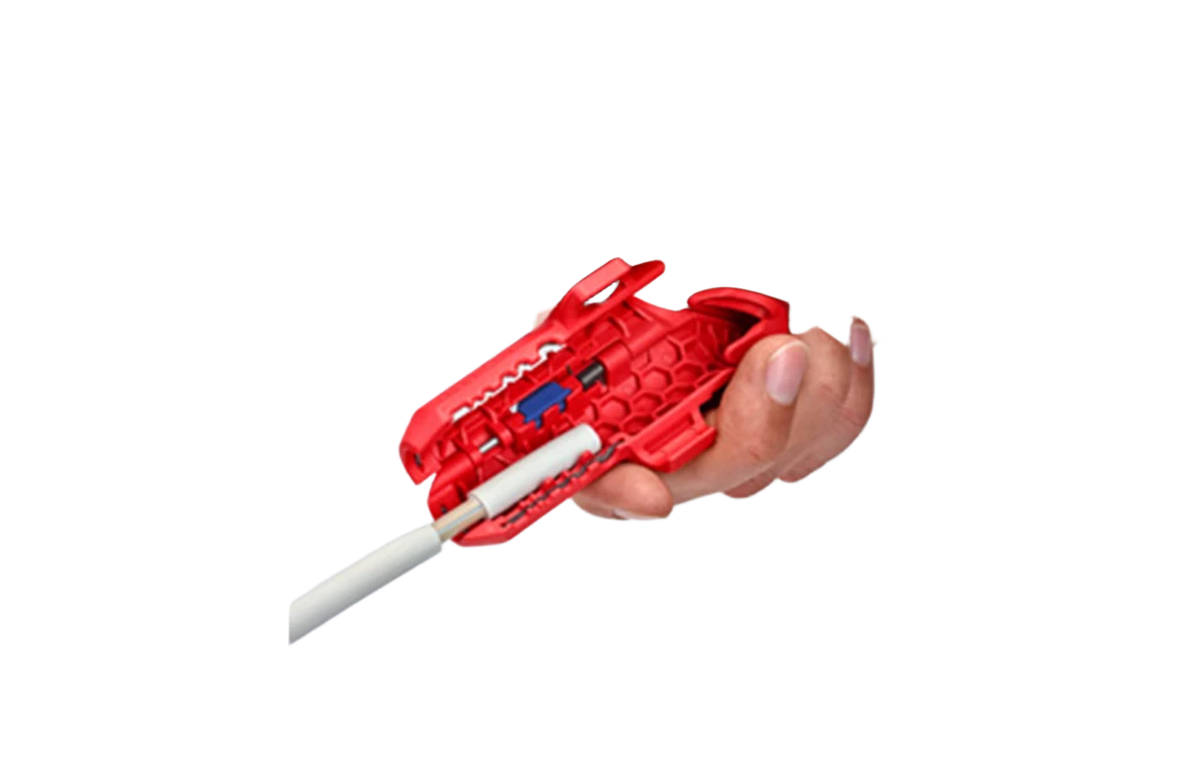 KN-169501SB	ErgoStrip® Cтриппер универсальный для круглых проводов, 0.2-4 мм², d8-13 мм, длина 135 мм, SB 5