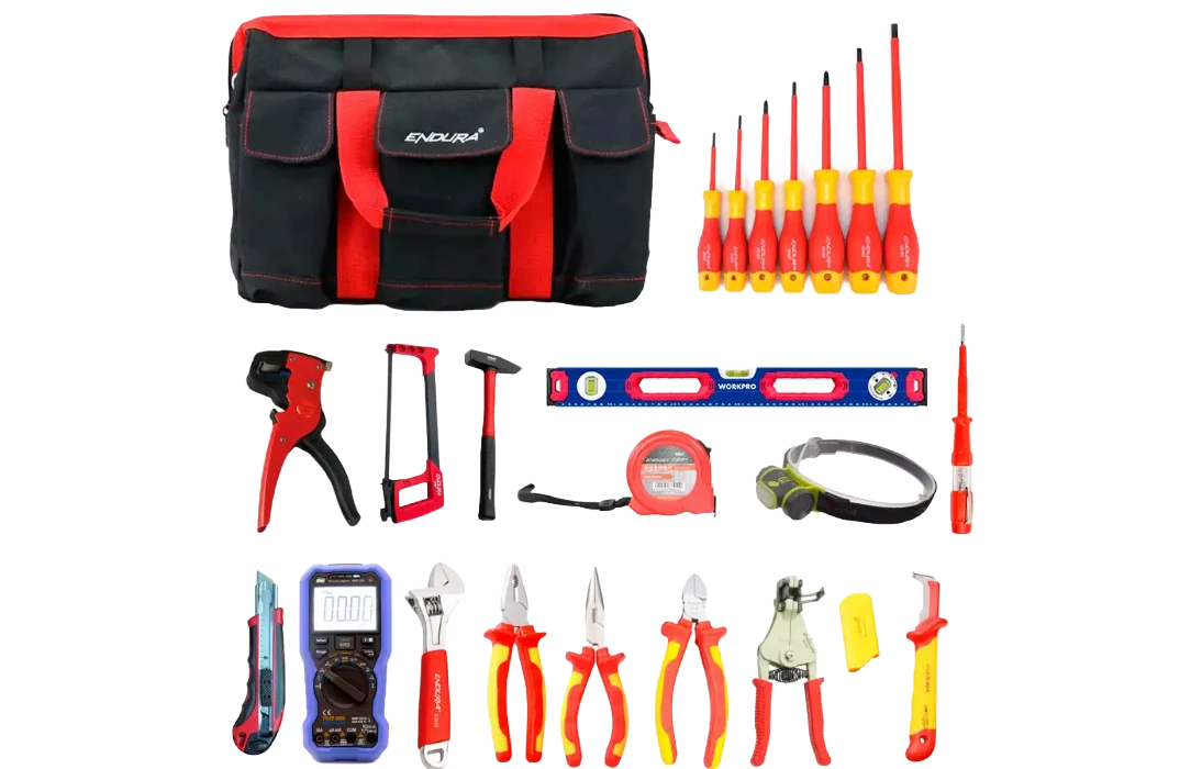 SK-10-prof (полный) - набор изолированного инструмента для электрика