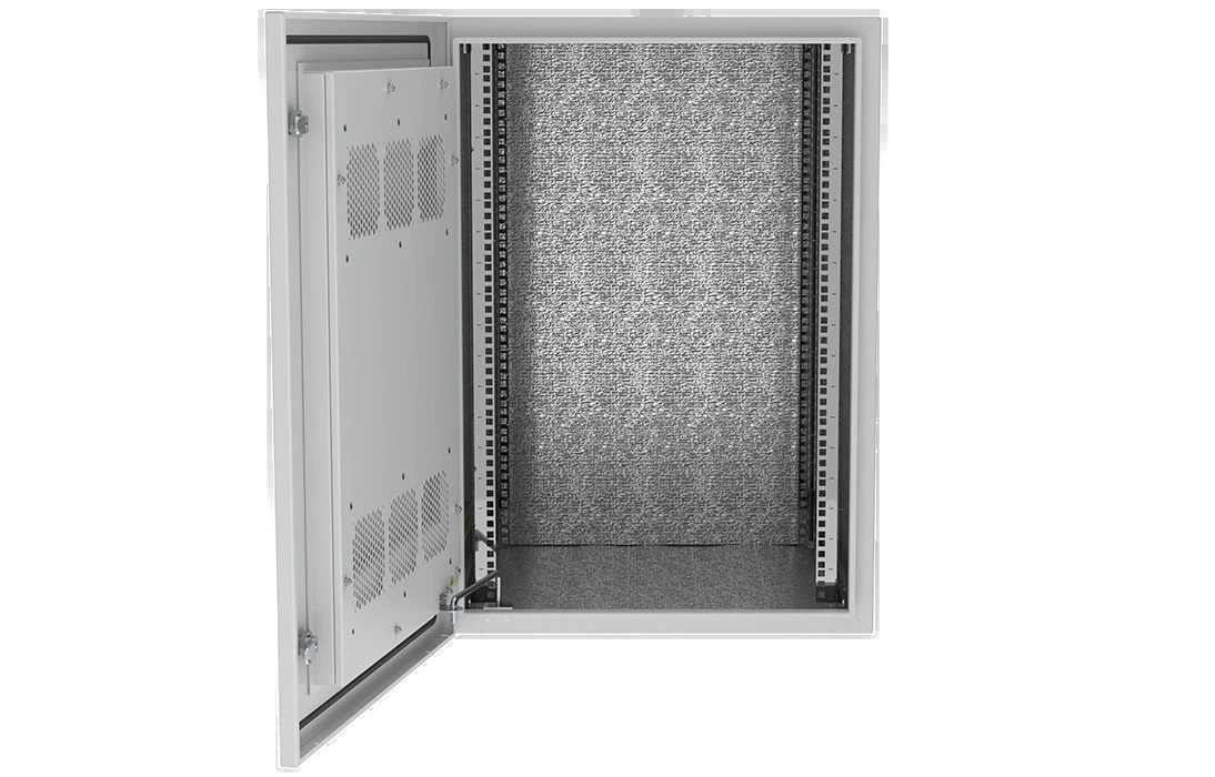 Шкаф климатический  навесной  из нержавеющей стали19",15U(600x450), ШКТ-НВ-Н-15U-600-450 4