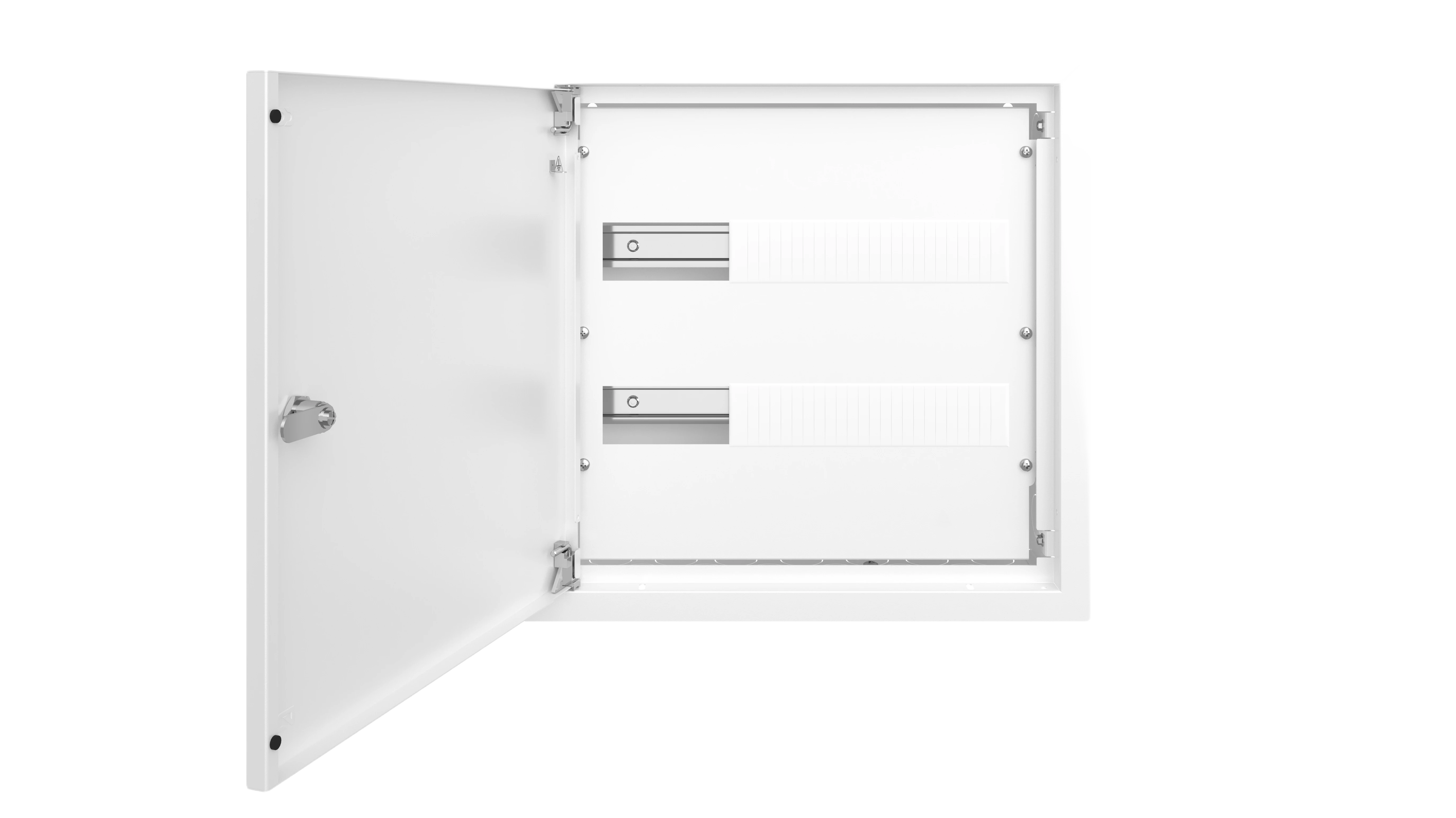 Шкаф распределительный вводной квартирный, встраиваемый (ЭОМ) ШРВ-К  пустой ССД 2