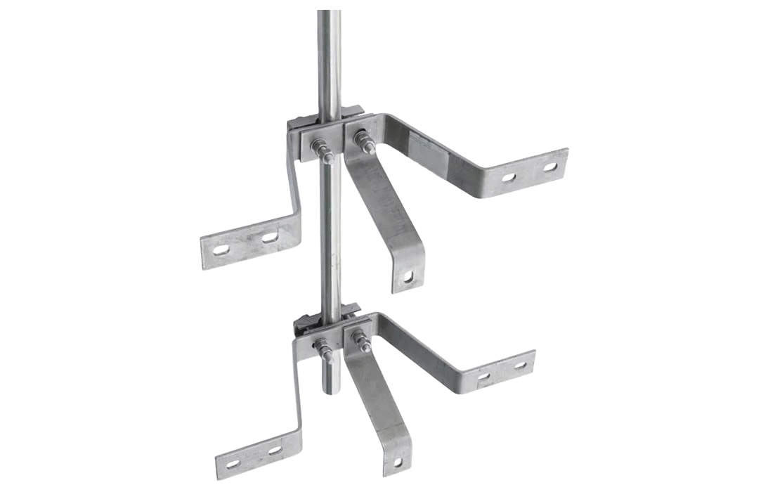 ZANDZ ZZ-203-002 Крепление для молниеприёмника к дымоходу (нержавеющая сталь) 2