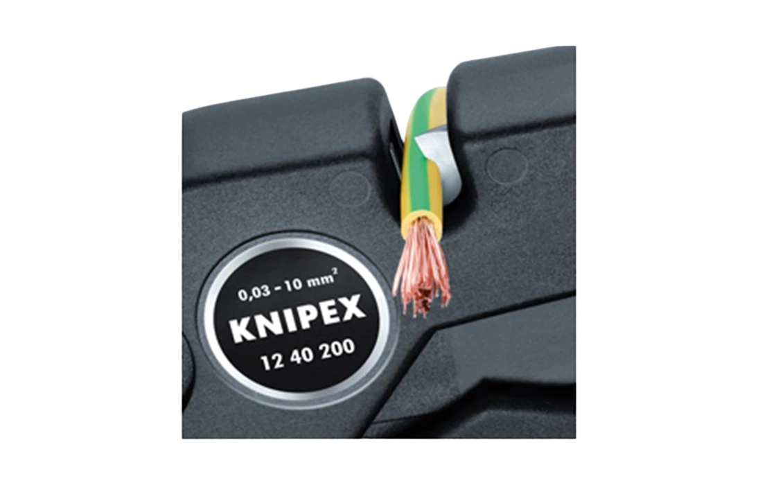 KN-1240200	Стриппер автоматический со сменными ножами, Ø 0.03-10 мм (AWG 32-7), 200 мм 3