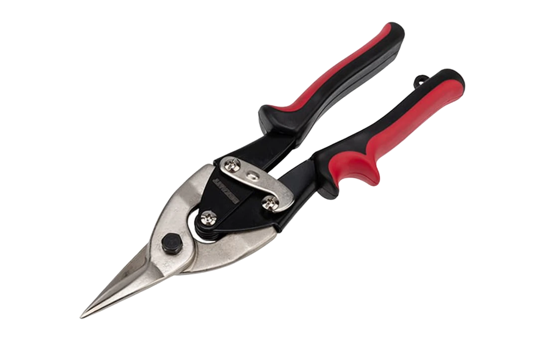 12-4630 Ножницы по металлу прямые 260мм никелированные, двухкомпонентные рукоятки REXANT