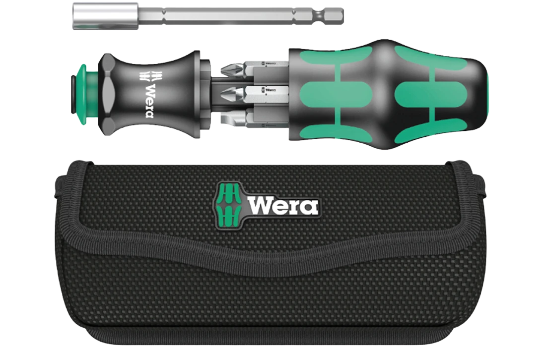 WE-134491	Kraftform Kompakt 28 с сумкой, набор бит с отвёрткой-битодержателем, 6 пр.