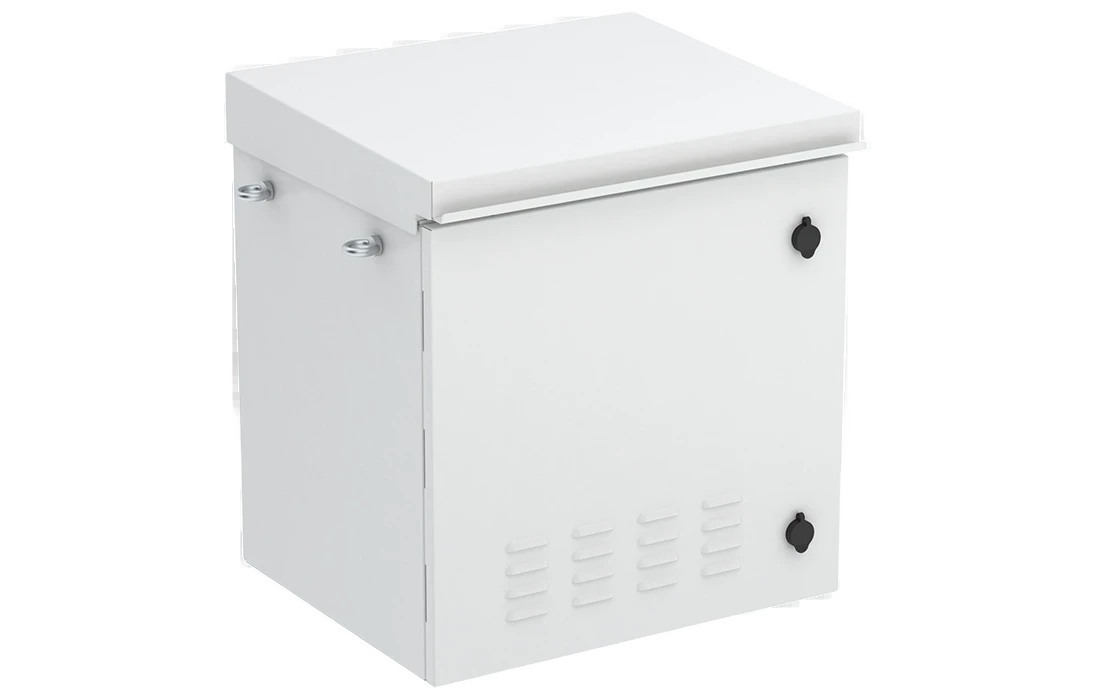 Шкаф климатический  навесной из нержавеющей стали ШКТ-НВ-Н-2-12U-600-500 с крышей