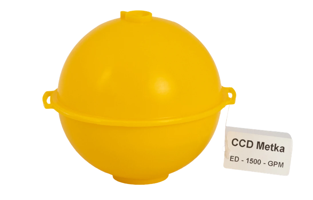 CCD Metka ED-1500-GPM шаровой пассивный маркер для газопровода