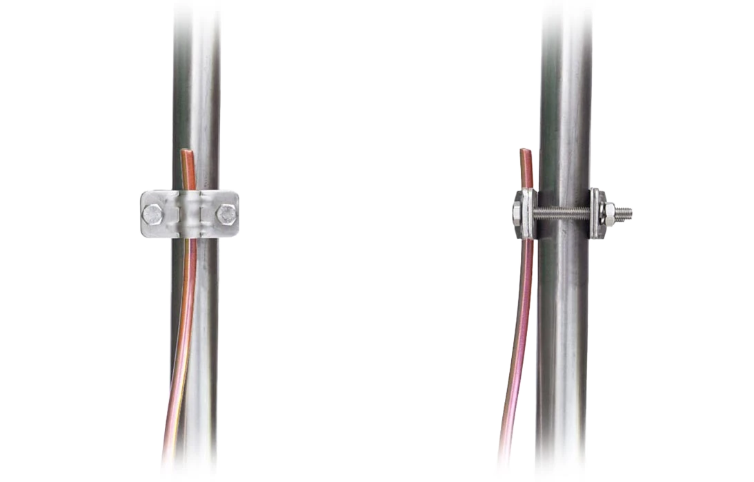 ZANDZ ZZ-202-001 Зажим к молниеприёмнику для токоотводов (нержавеющая сталь) 4