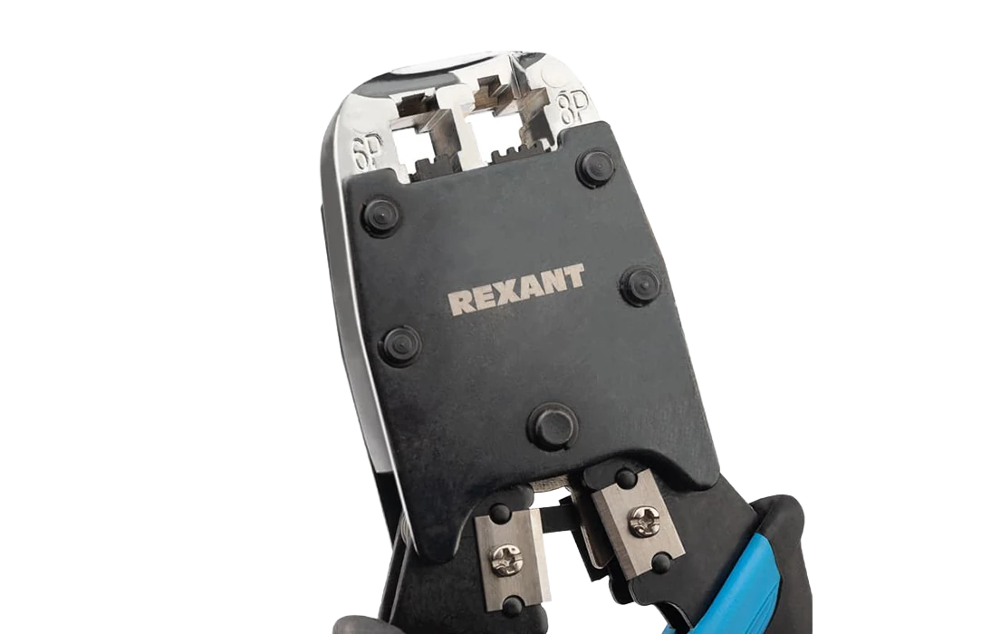 12-3434-1 Кримпер для обжима REXANT HT-500R ТАЙВАНЬ 8P8C, 6P4C 4