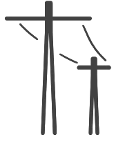 Подвесной с выносным силовым элементом
