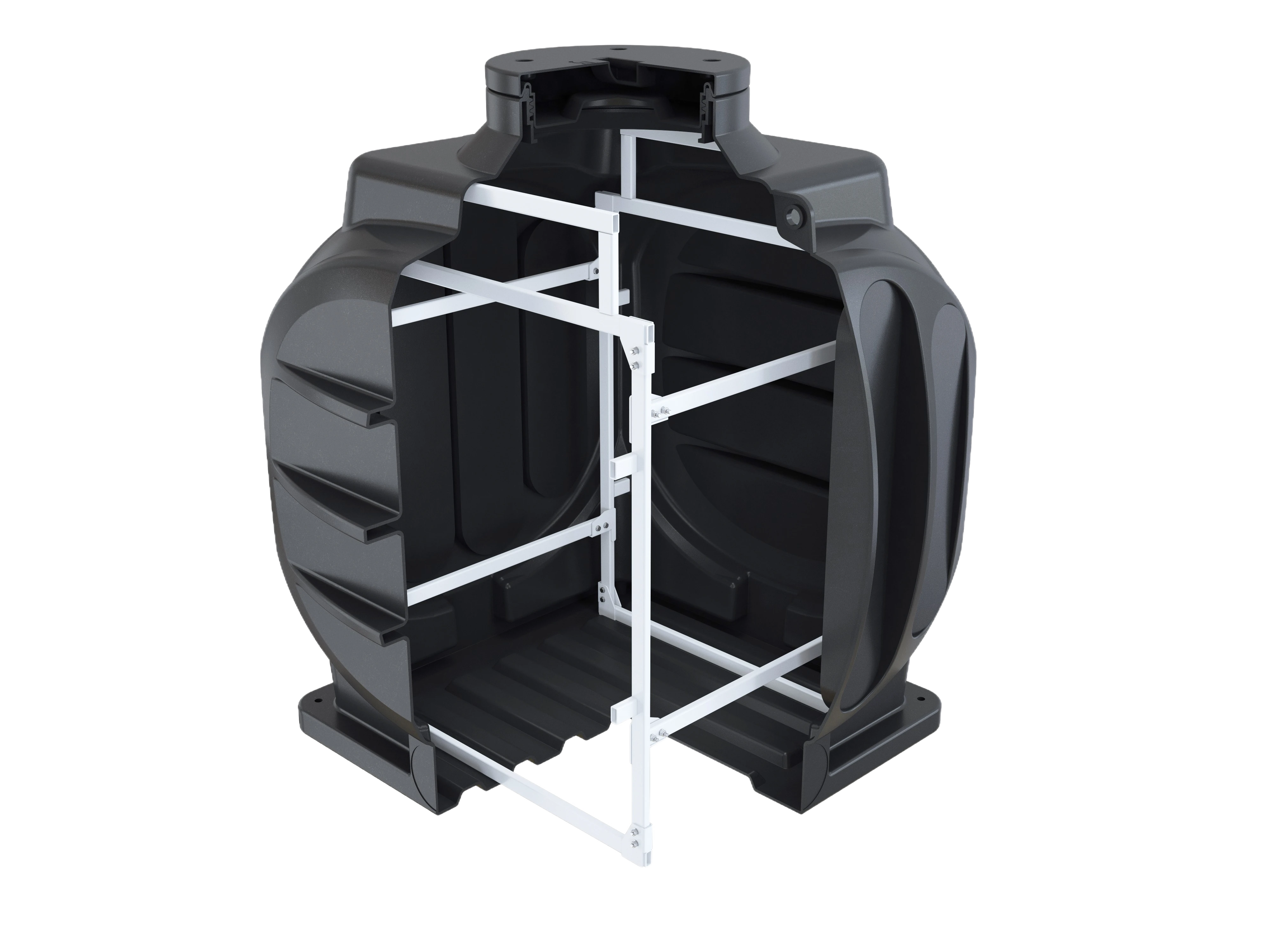 Колодец кабельный полимерный ККП-4-ССД (с металлокаркасом)