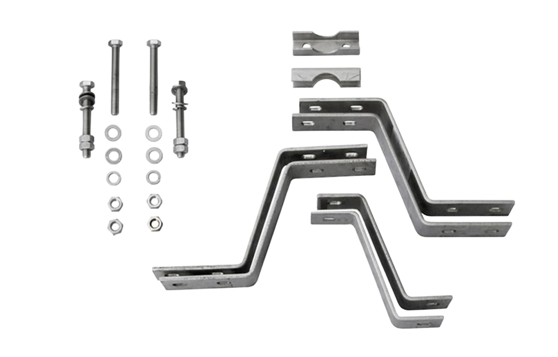 ZANDZ ZZ-203-002 Крепление для молниеприёмника к дымоходу (нержавеющая сталь) 3