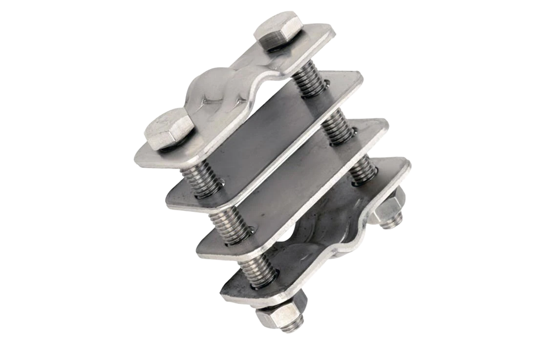 ZANDZ ZZ-202-001 Зажим к молниеприёмнику для токоотводов (нержавеющая сталь)