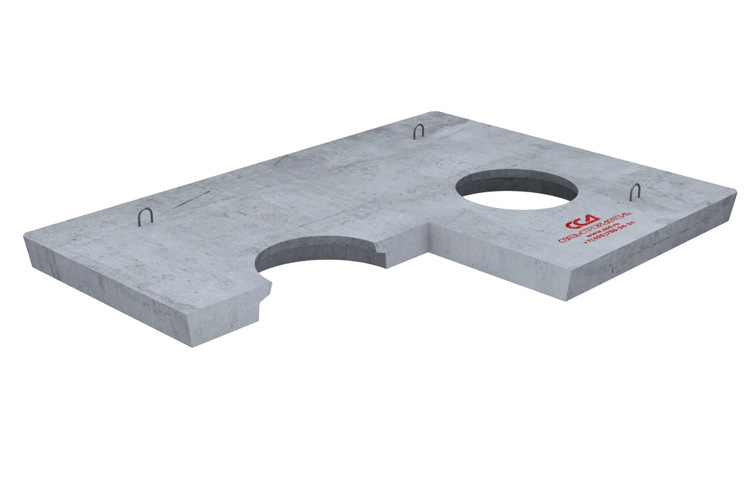 Плита ОУП-6С-2,8х2,0 опорная универсальная прямоугольная 2