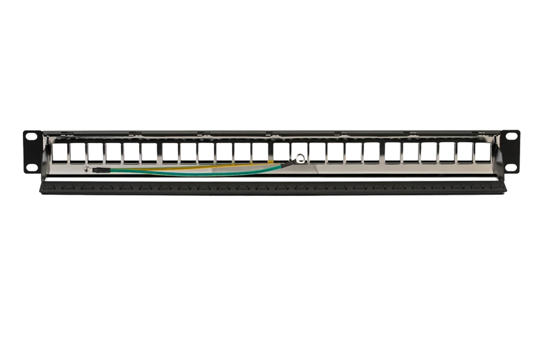 02-0054 REXANT PRO Патч-панель наборная 19", 1U, 24 порта, STP 2