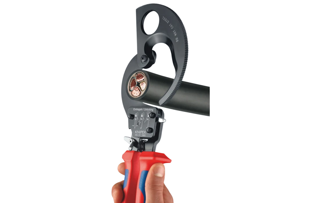 KN-9531250	Кабелерез с трещоткой, Ø 32 мм (240 мм², MCM 500), длина 250 мм 2