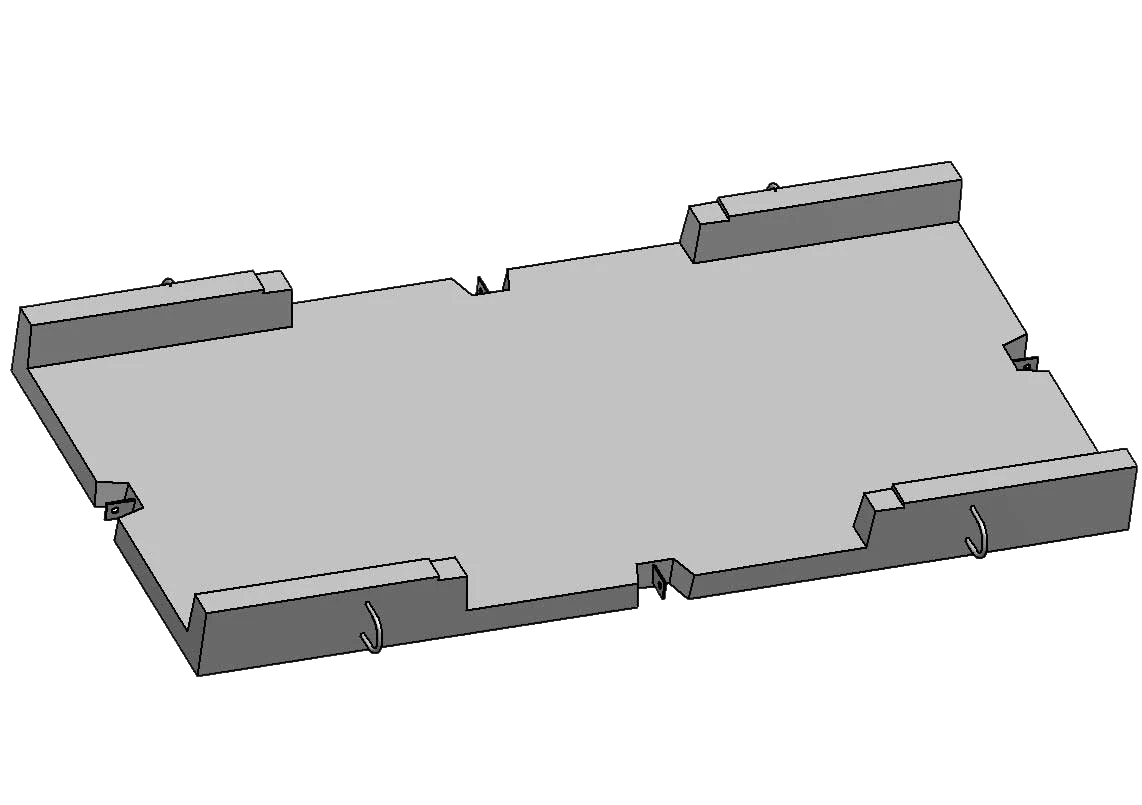 Лоток экранированный разветвительный малый на 4 направления (ЛЭРМ-4)