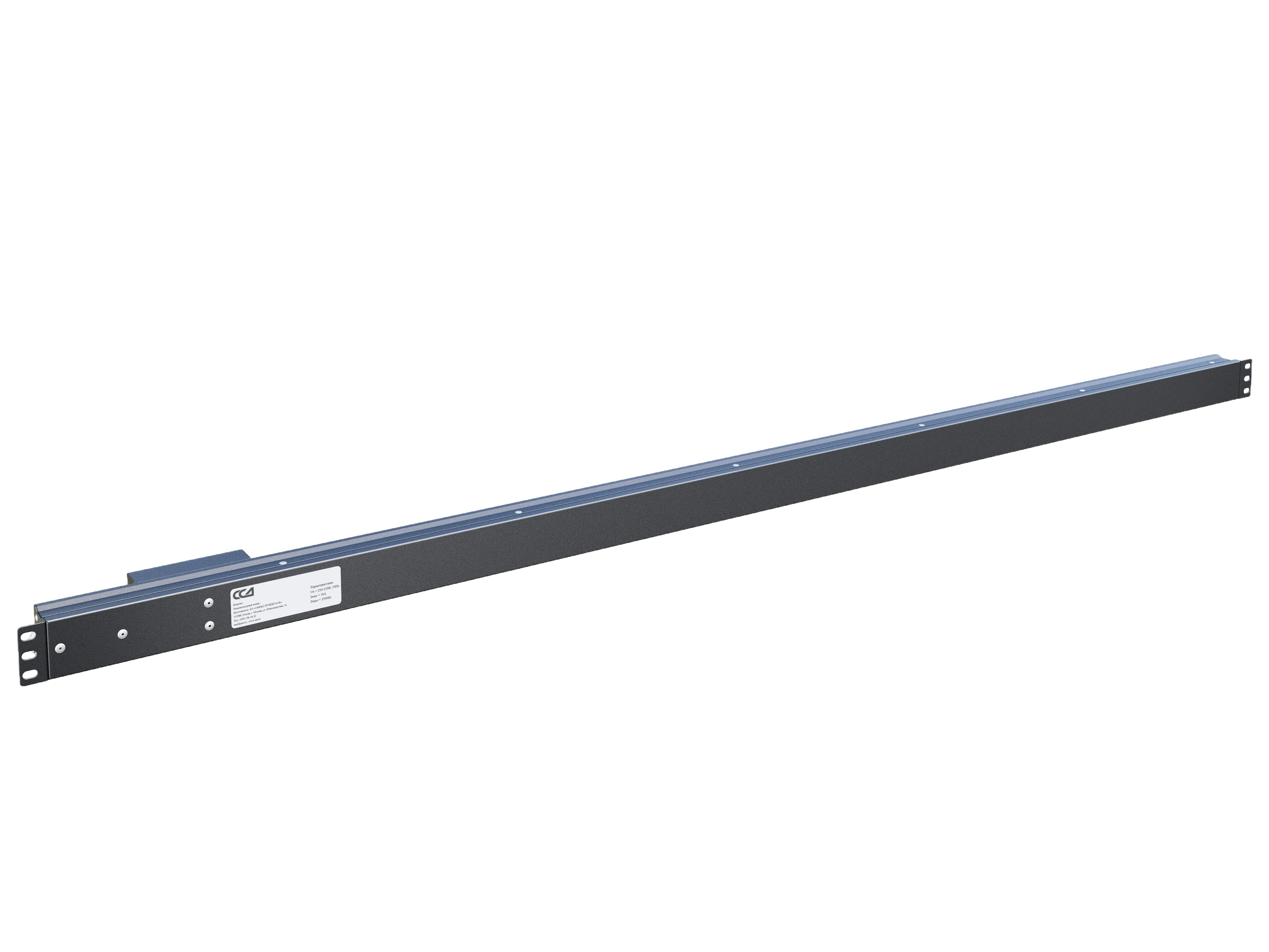 Вертикальный блок розеток,БР-20SСH-16A-К     16А, 20 розеток Schuko, 33-48U, колодка 3