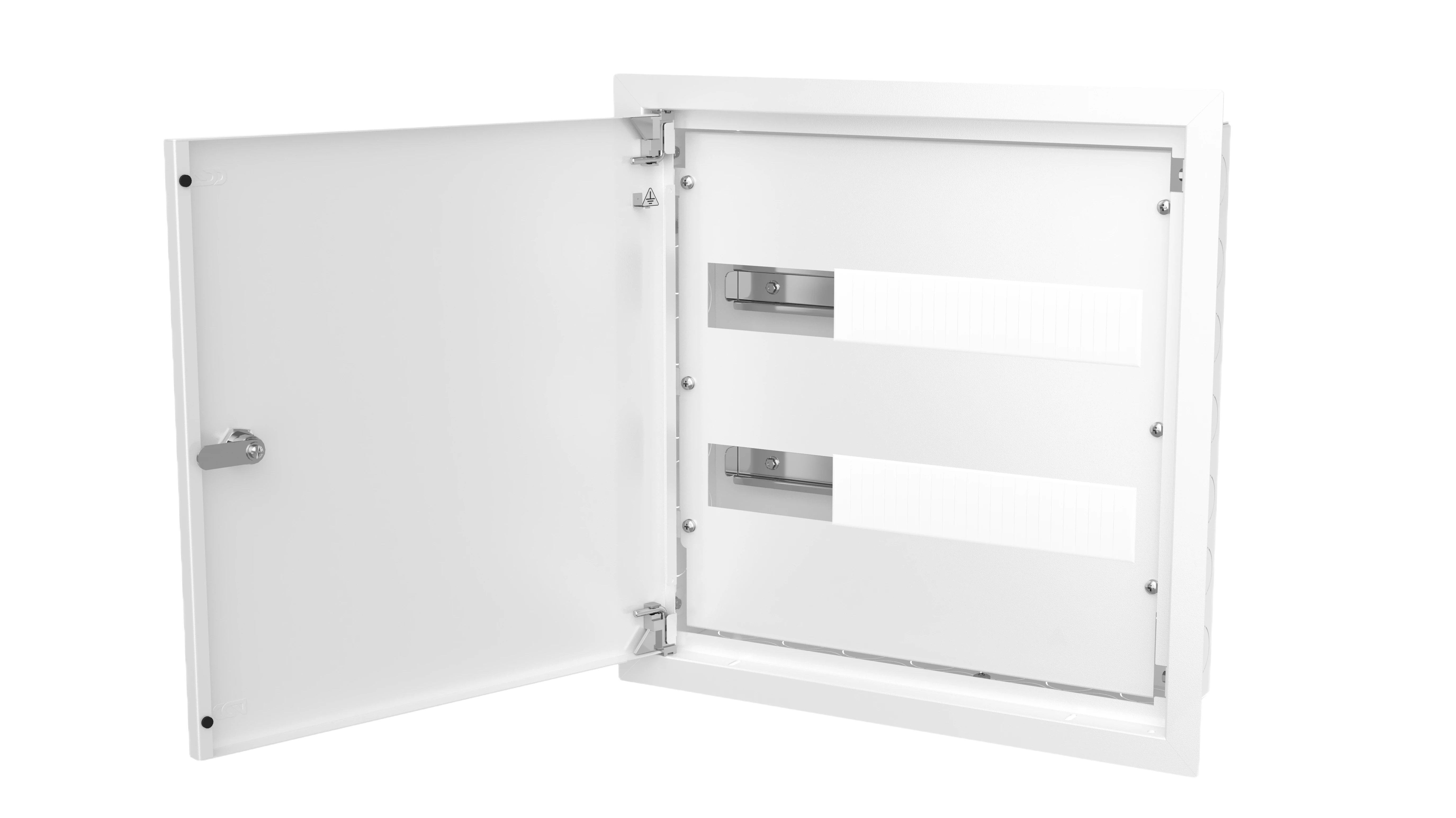 Шкаф распределительный вводной квартирный, встраиваемый (ЭОМ) ШРВ-К  пустой ССД