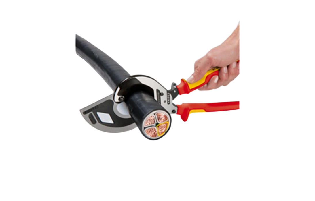 KN-9536320	Кабелерез с трещоткой VDE, Ø 60 мм (600 мм², MCM 1200), длина 320 мм 2