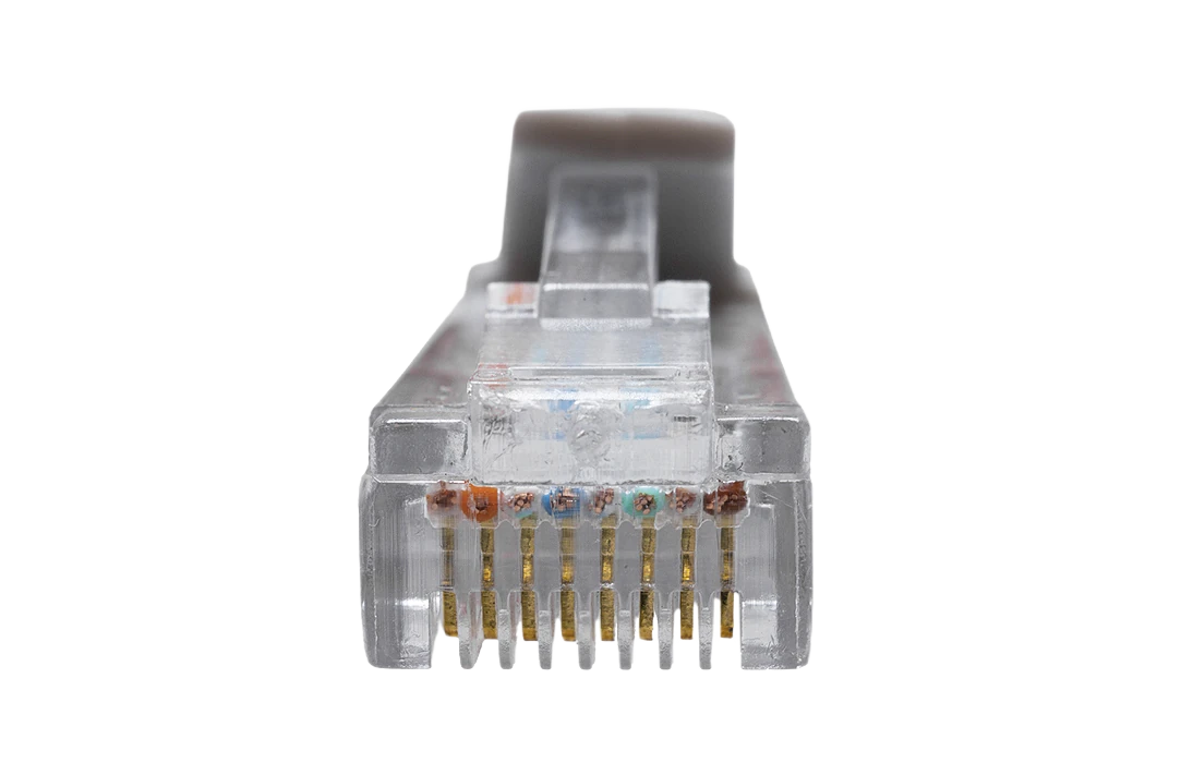 10-0140-2 SUPRLAN Патч-корд UTP 5e 4x2 26AWG (7x0.16mm) Cu LSZH серый 0,15м 4