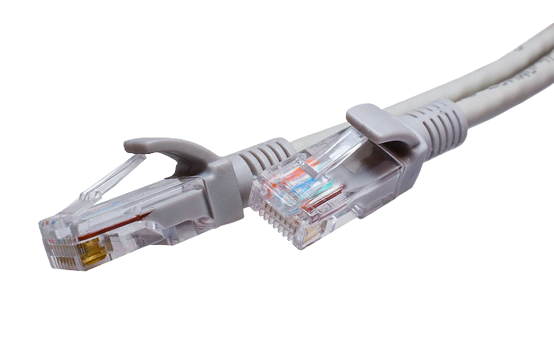 10-0140-2 SUPRLAN Патч-корд UTP 5e 4x2 26AWG (7x0.16mm) Cu LSZH серый 0,15м