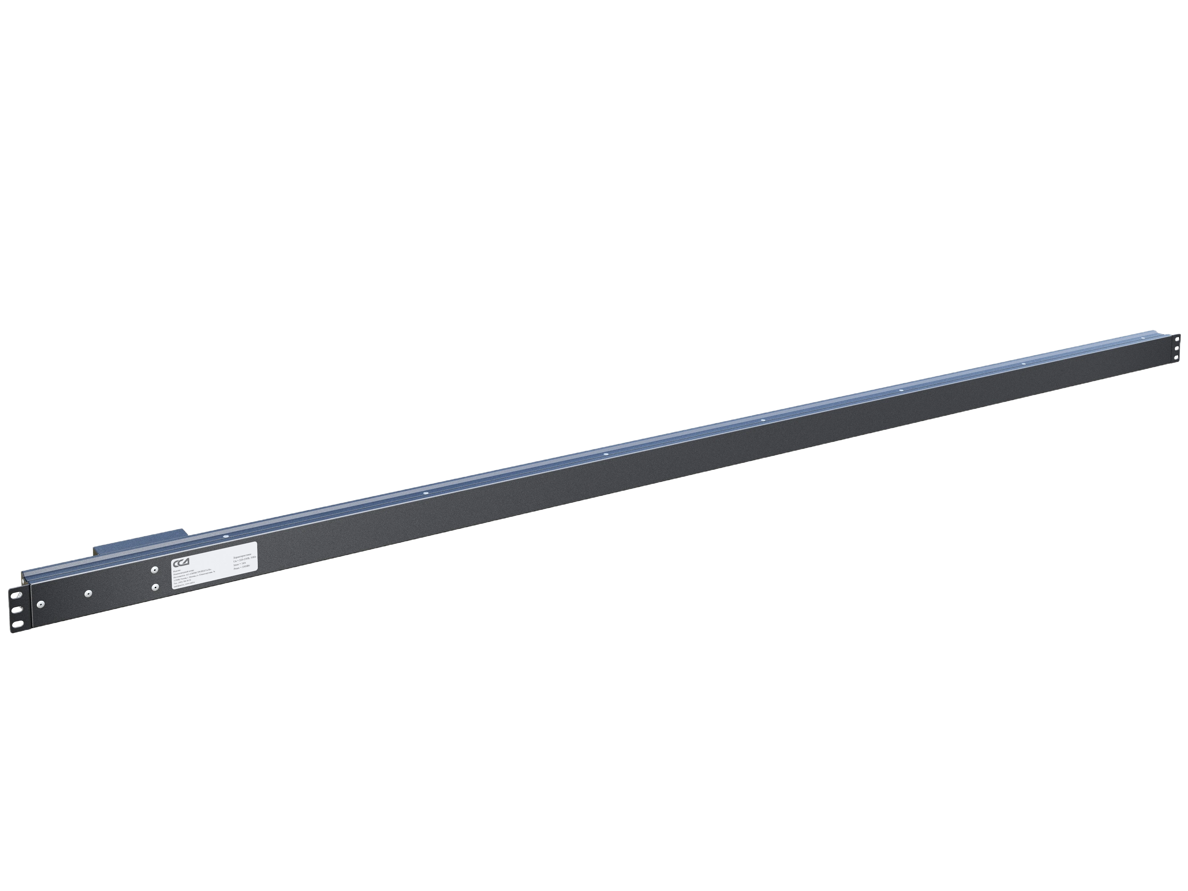 Вертикальный блок розеток,БР-25SСH-16A-К 16А, 25 розеток Schuko, 42-48U, колодка 3