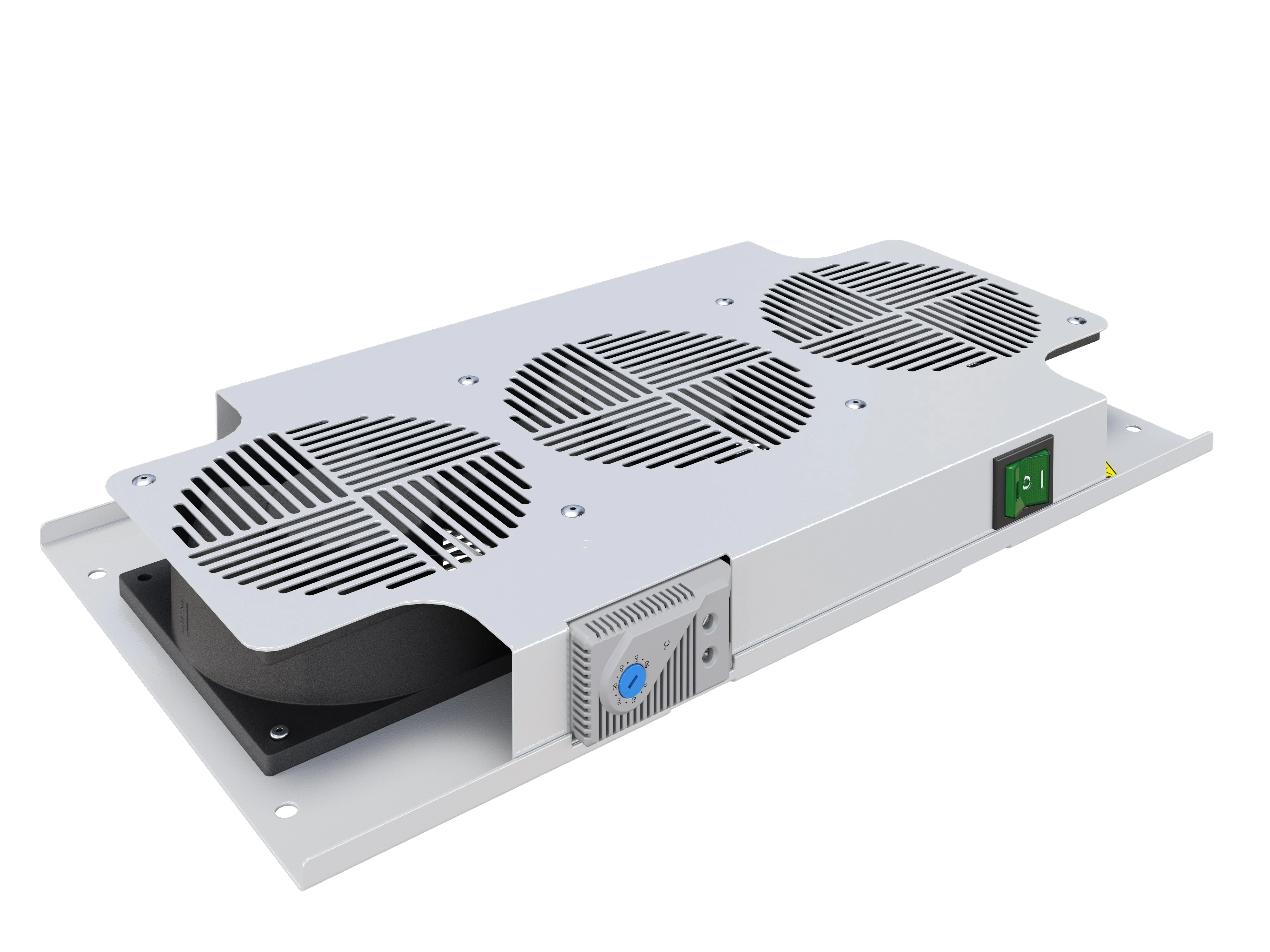 Вентиляторный модуль , 3 вентилятора с термореле ВМ-3-Т ССД 2