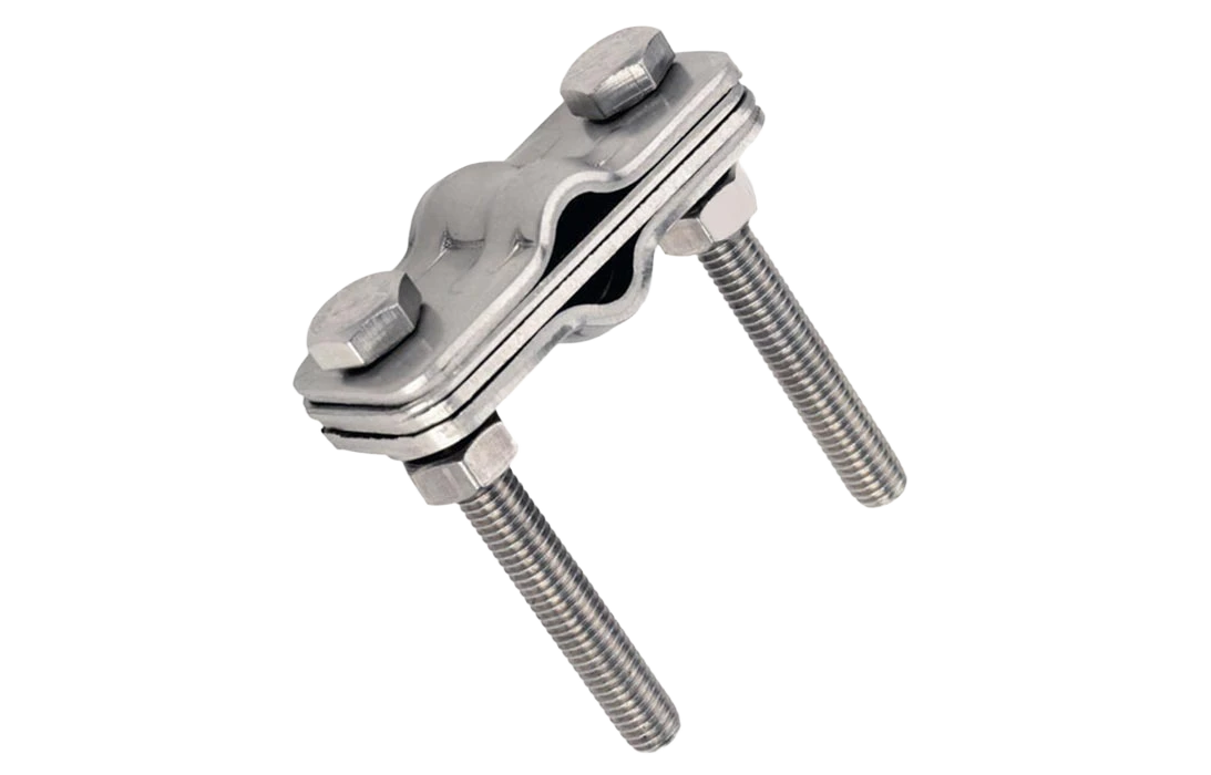 ZANDZ ZZ-202-001 Зажим к молниеприёмнику для токоотводов (нержавеющая сталь) 2