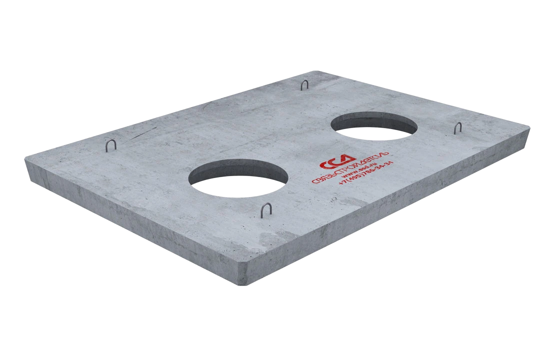 Плита ОУП-6С-2,8х2,0 опорная универсальная прямоугольная